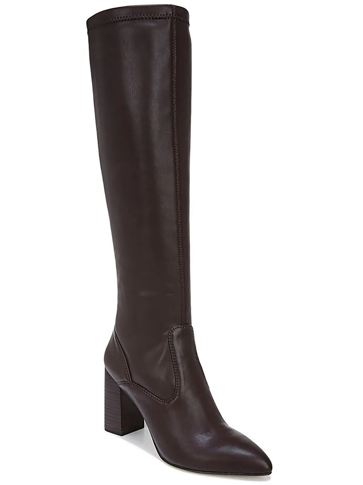 Katherine Womens Zipper Knee-High Boots Fashionable Look High Traction Urban Commute