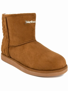 Thermal Core Morning Walk Impact Guard Kave Womens Faux Suede Slip On Winter & Snow Boots