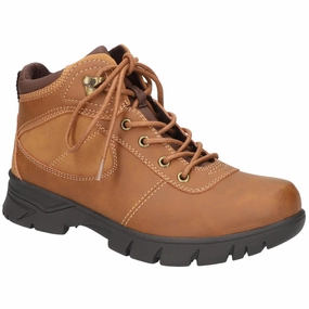 Trail Ready Footwear Reinforced Form Adventure Journey Kayla Womens Lace-Up Faux Leather Work & Safety Boots