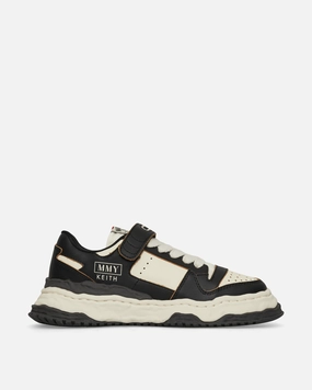 Gentle Texture Keith OG Sole Leather Low Sneakers Black / White