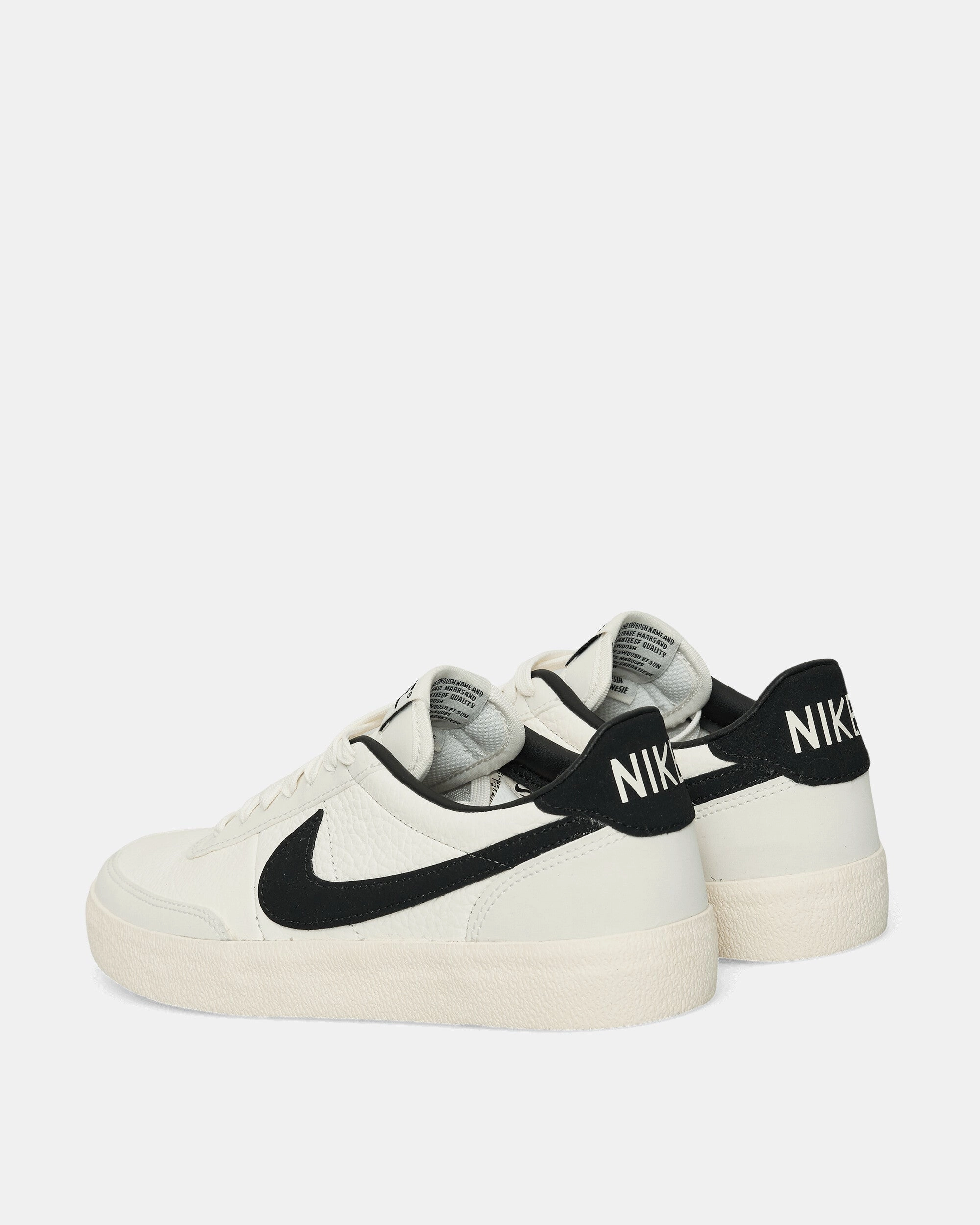 Athletic Design Non Slip Heel Killshot 2 Leather Sneakers Sail / Black