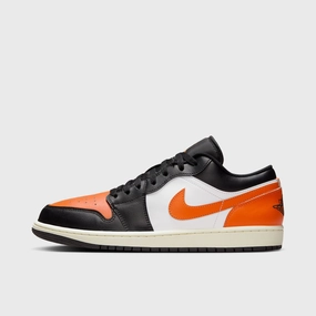 RubberTraction Jordan 1 Low Black / Starfish - White - Sail