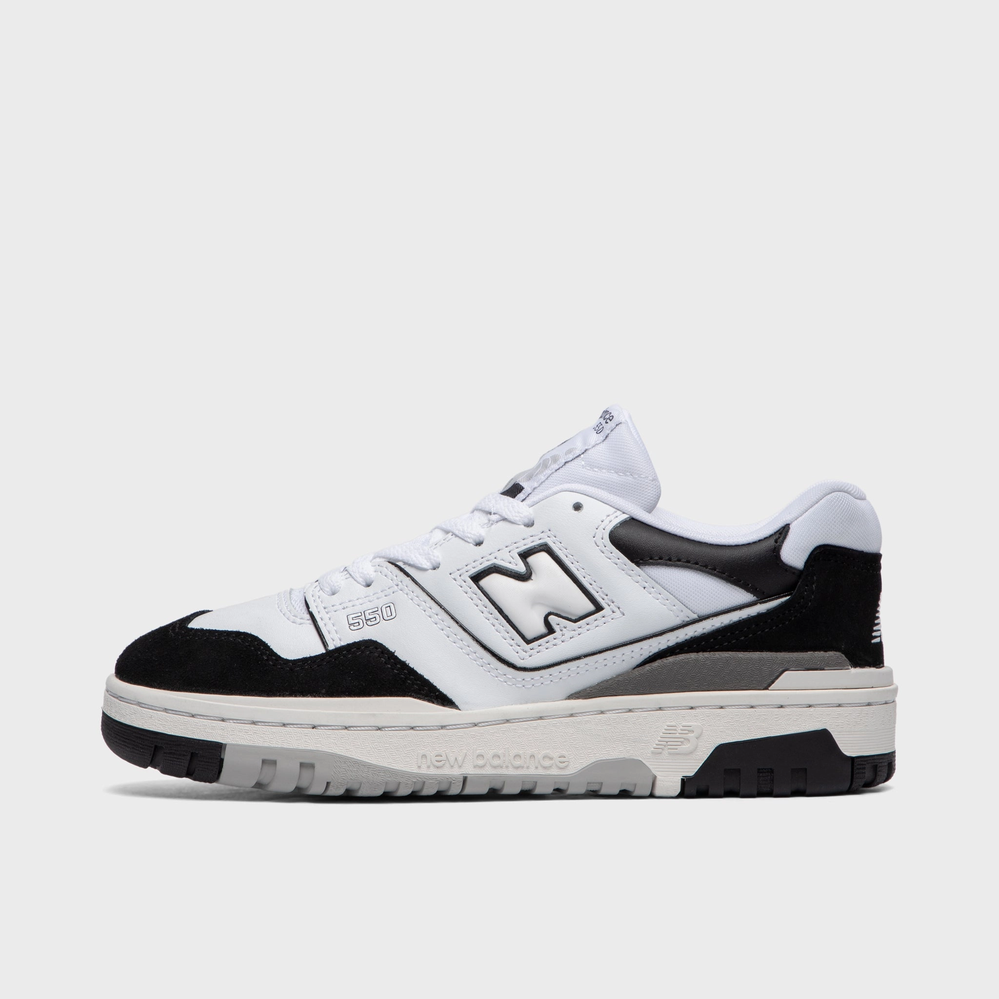 New Balance Junior Boys' GSB550CA White / Black Synthetic Upper