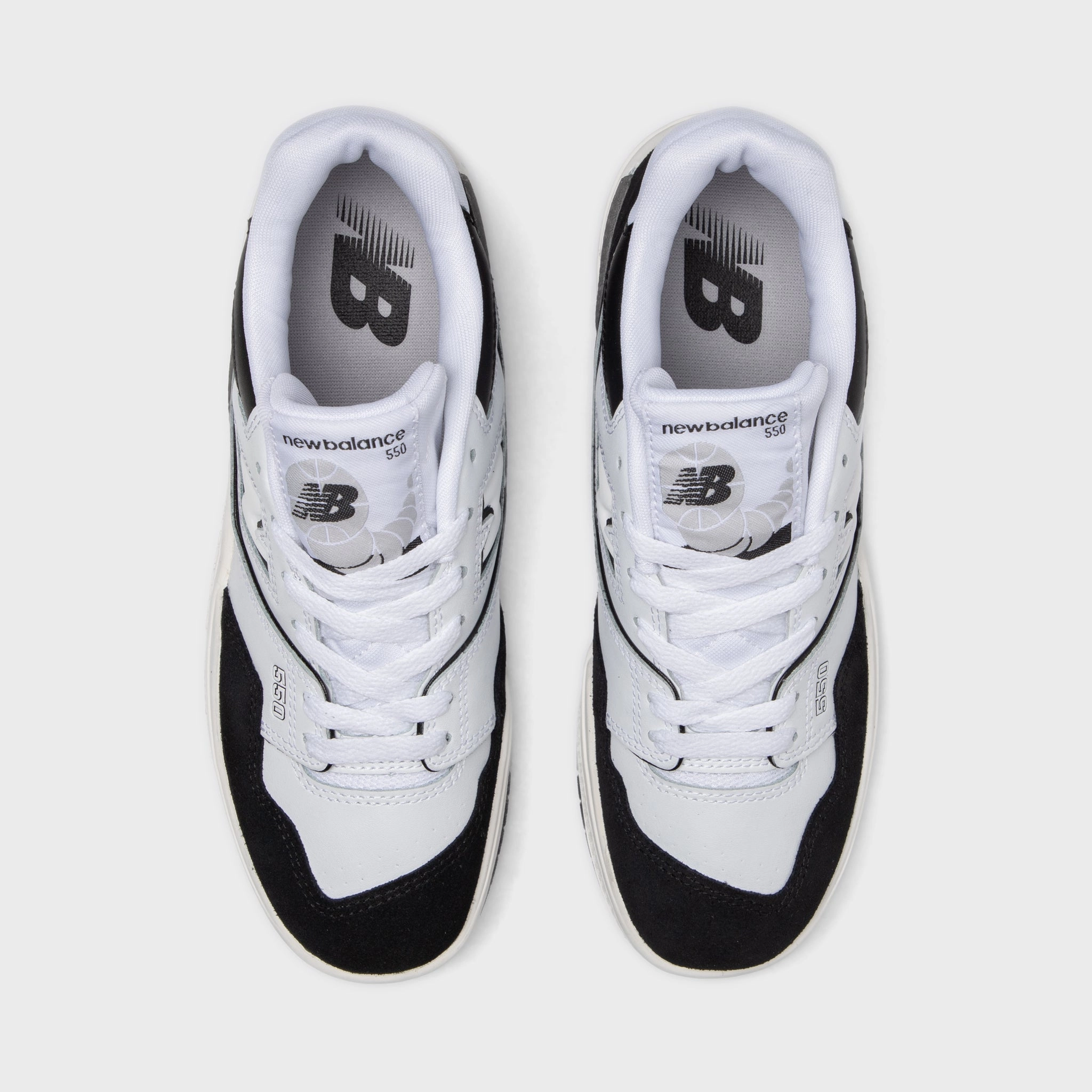New Balance Junior Boys' GSB550CA White / Black Reactive Propulsion Plate