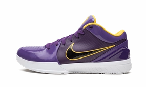 Kobe 4 Protro UNDFTD "Undefeated - LA Lakers" Padded Heel Cushioning