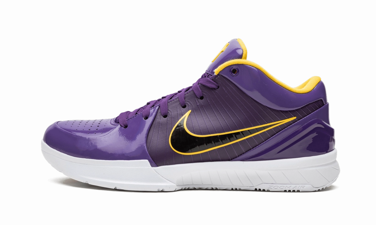 Kobe 4 Protro UNDFTD "Undefeated - LA Lakers" Padded Heel Cushioning