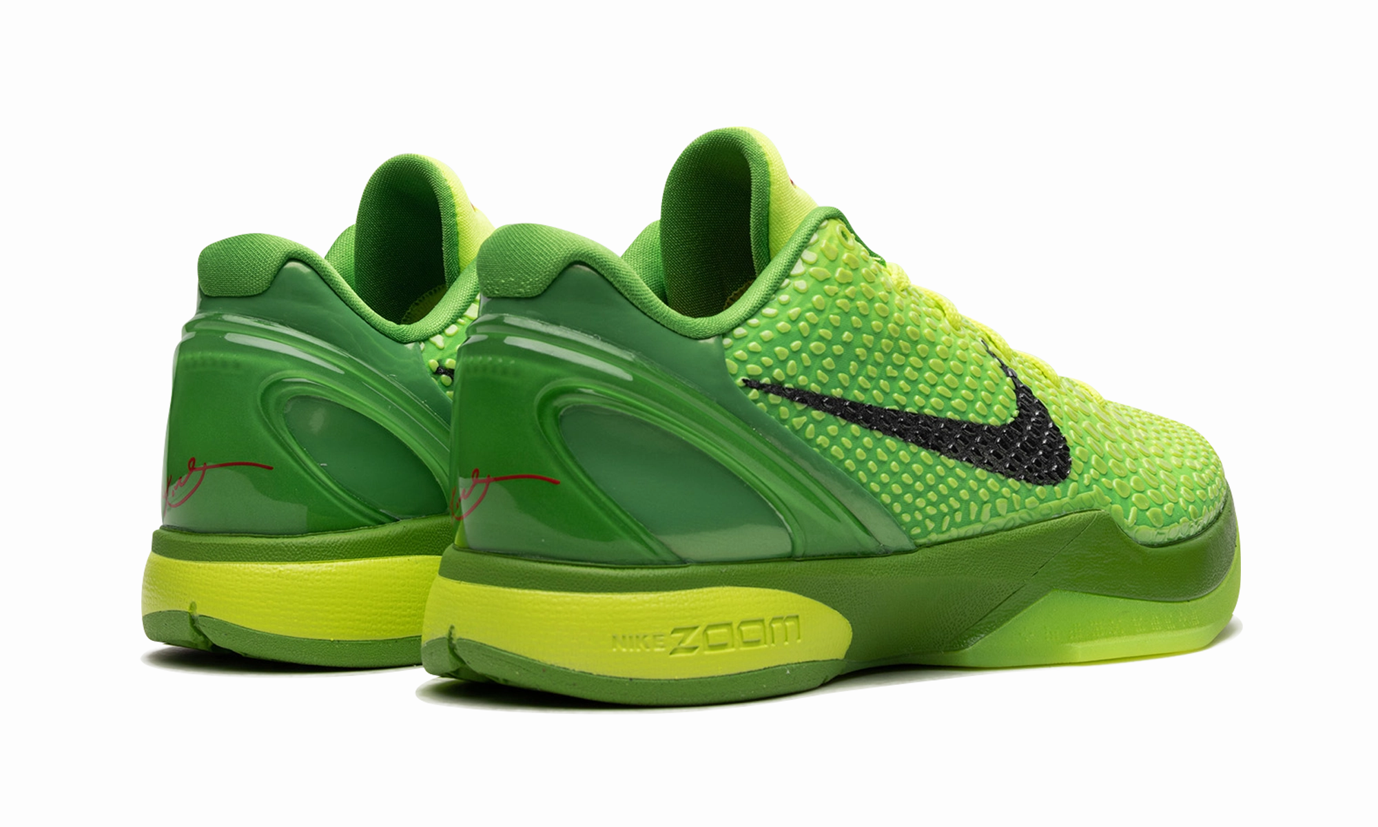 Kobe 6 Protro "Grinch" Foam Midsole Grip Microfiber Lining