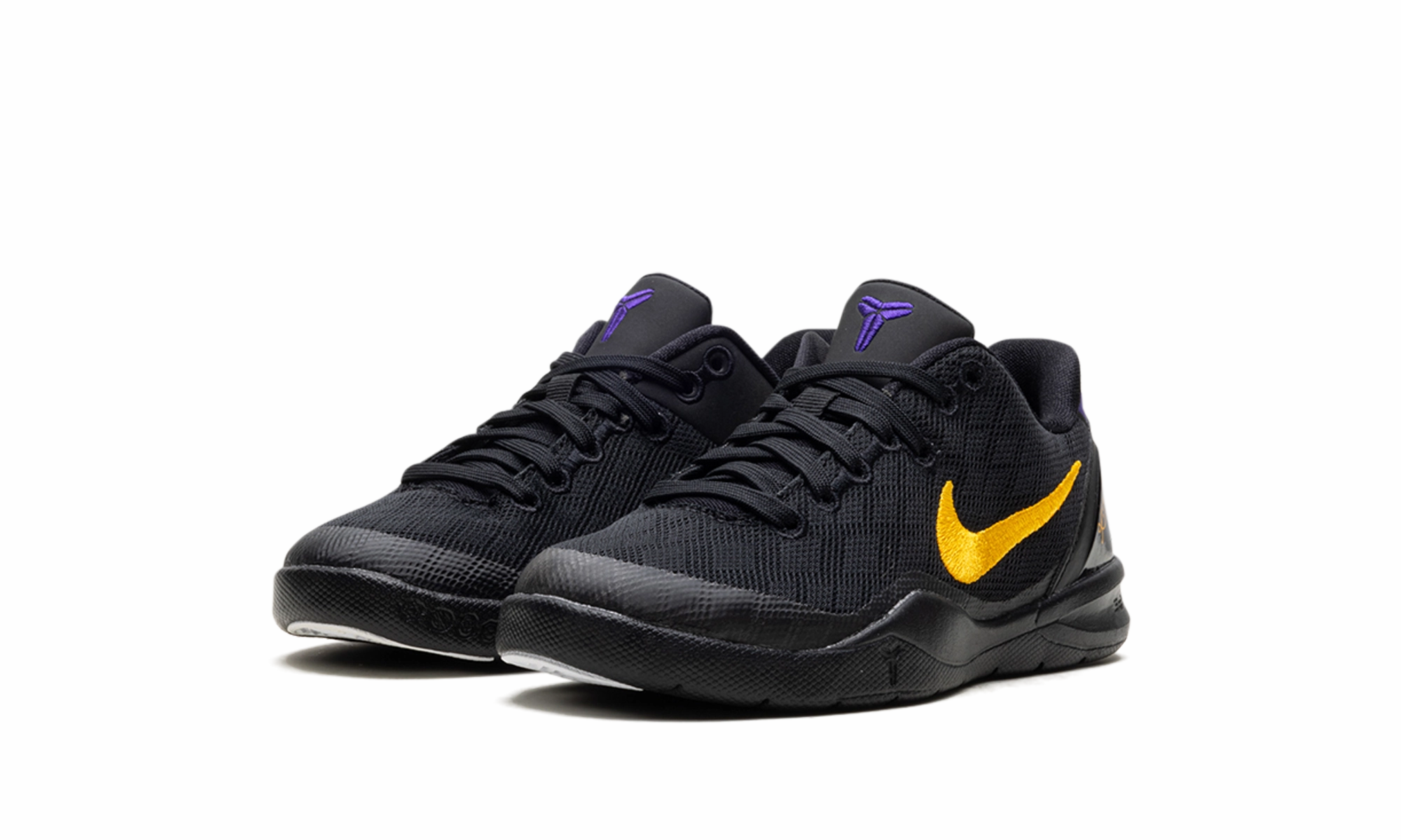 Kobe 8 Protro PS "Lakers Away" Reinforced Seams Unibody Upper Construction