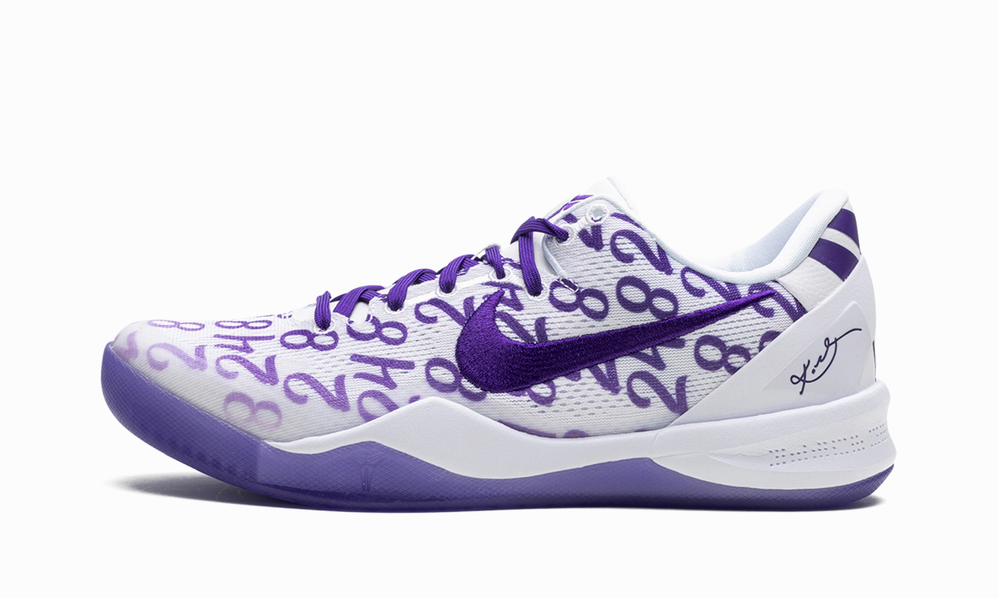 Dynamic Motion Control Pressure Dispersing Nodes Kobe 8 Protro "Court Purple"