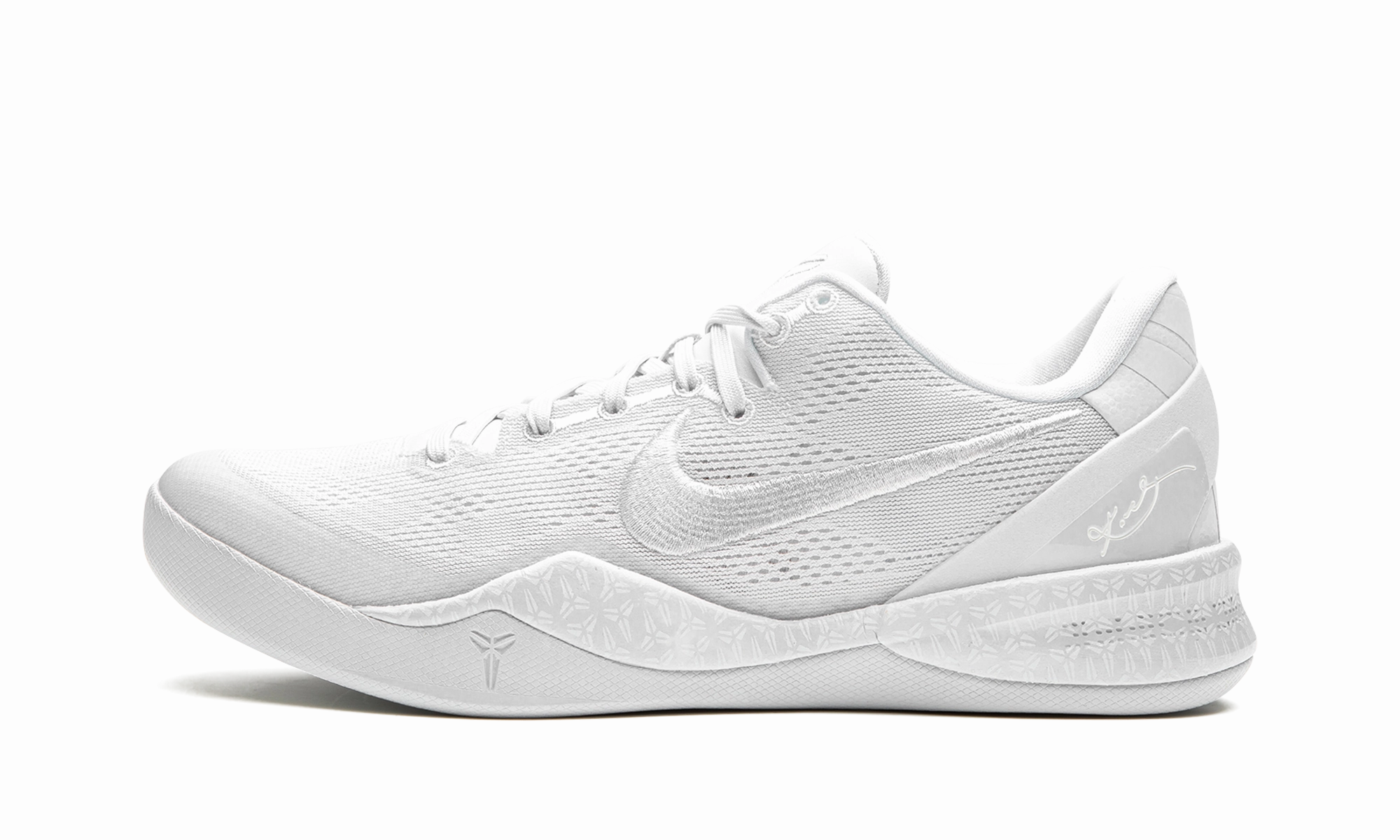 Kobe 8 Protro "Triple White 2023" Orthopedic friendly