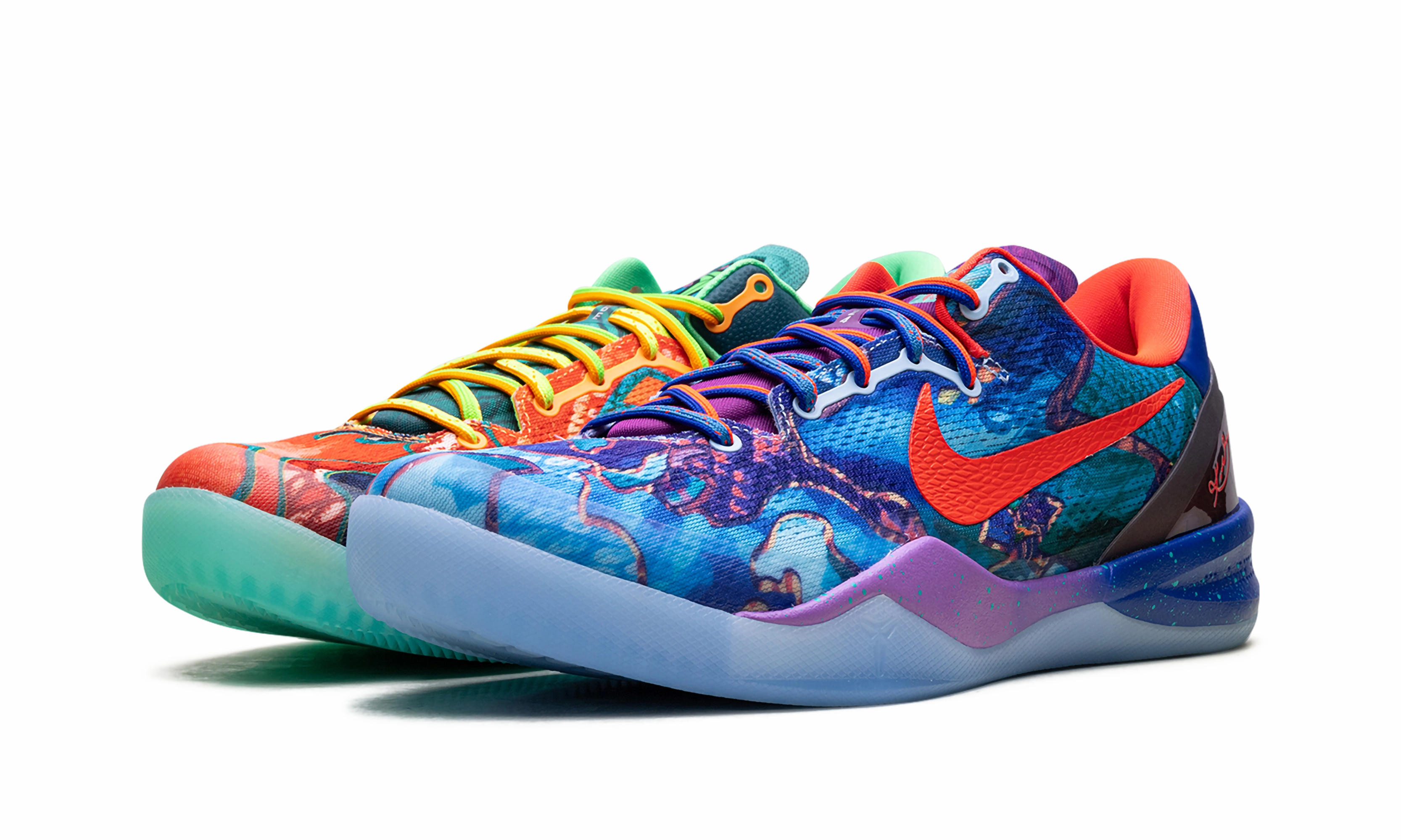 Diagonal Herringbone Pattern Kobe 8 Protro "What The"
