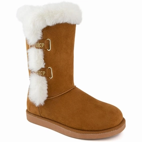 Polyester Urban Everyday Koded Womens Faux Suede Slip On Winter & Snow Boots