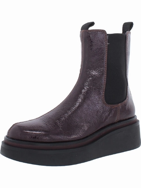 Rough Ready Kolton 2 Womens Patent Wedge Chelsea Boots