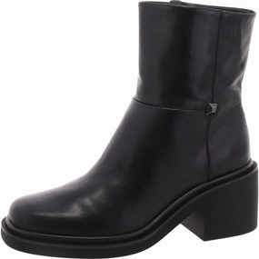 Multi Terrain Comfortable Heel Counter Kyra Womens Zipper Leather Mid-Calf Boots