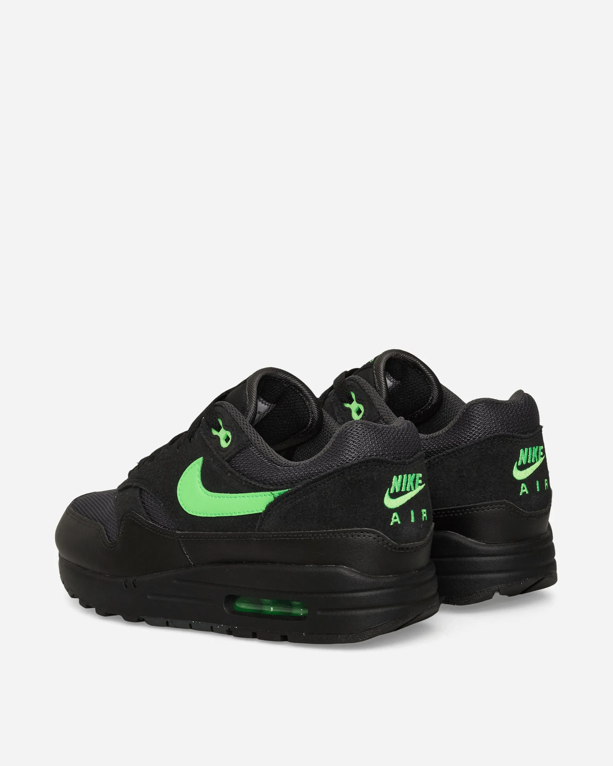 Distinctive breathability Air Max 1 Essential Sneakers Anthracite / Green Strike / Black