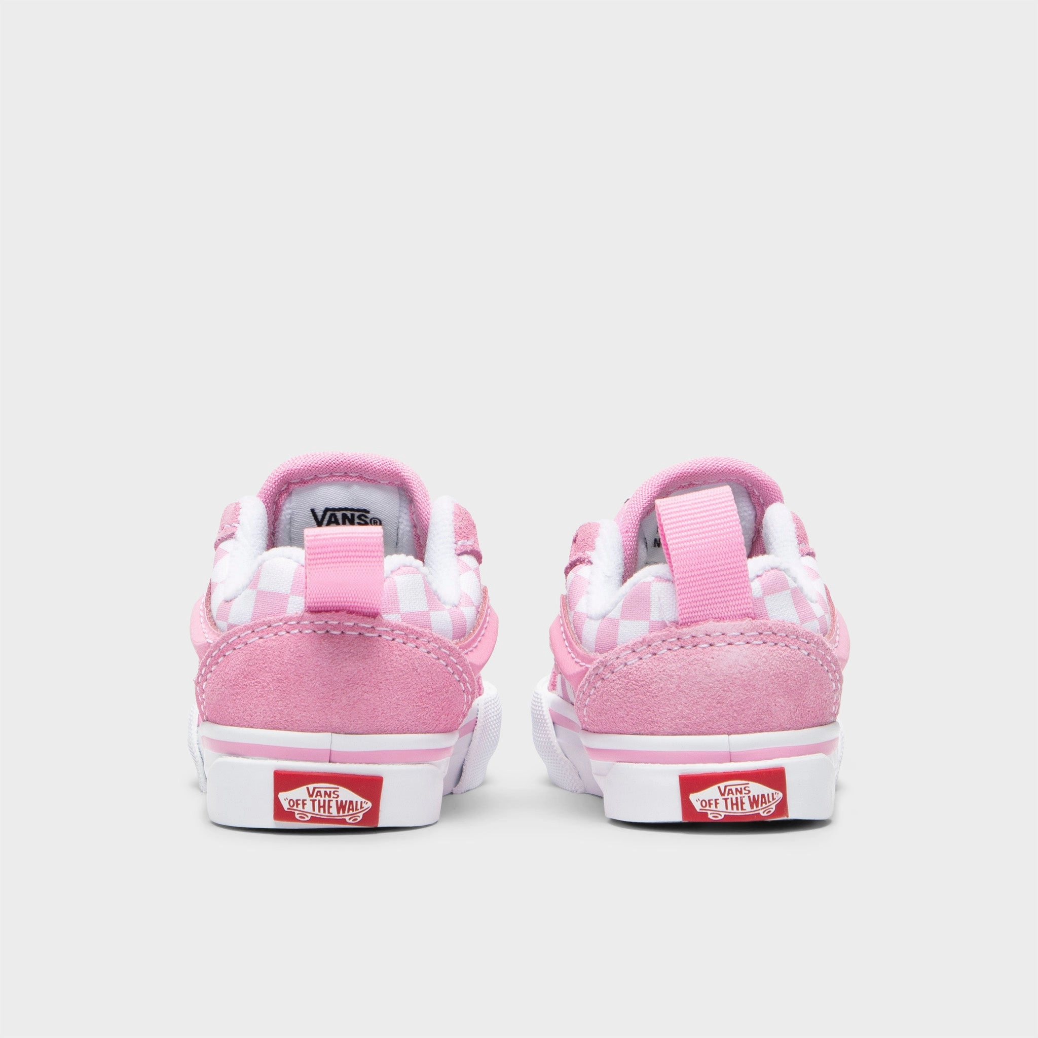 Shock Resistance Trail Trek Vans Toddlers' Knu Skool Check / Pink