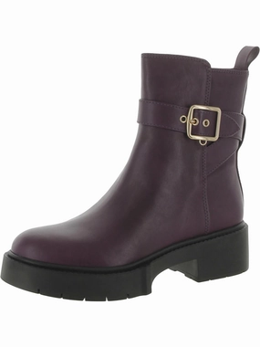 Lacey Leather Bootie Womens Leather Buckle Ankle Boots Comfortable Support