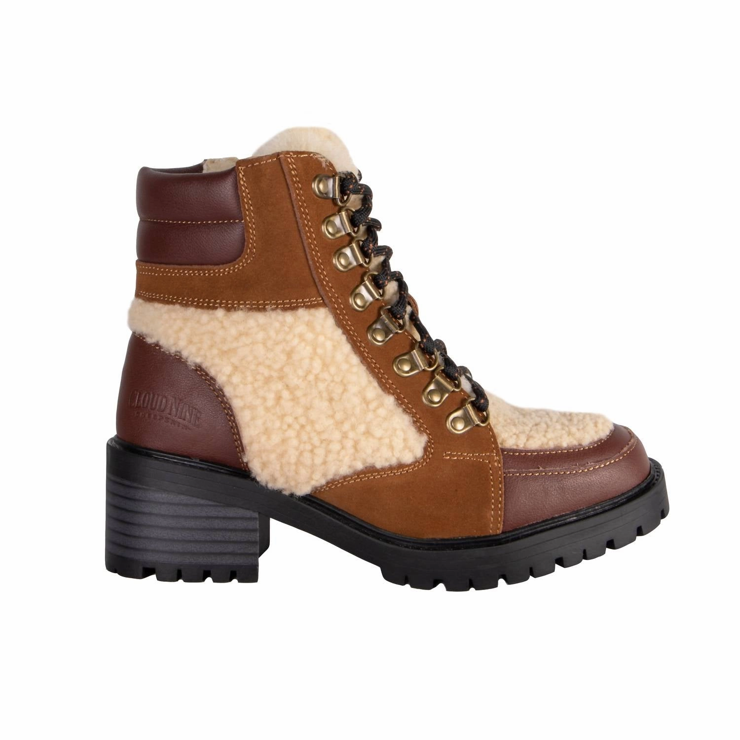Comfort Flex Reinforced Form Mountain Hike Ladies Perry Boot In Brown