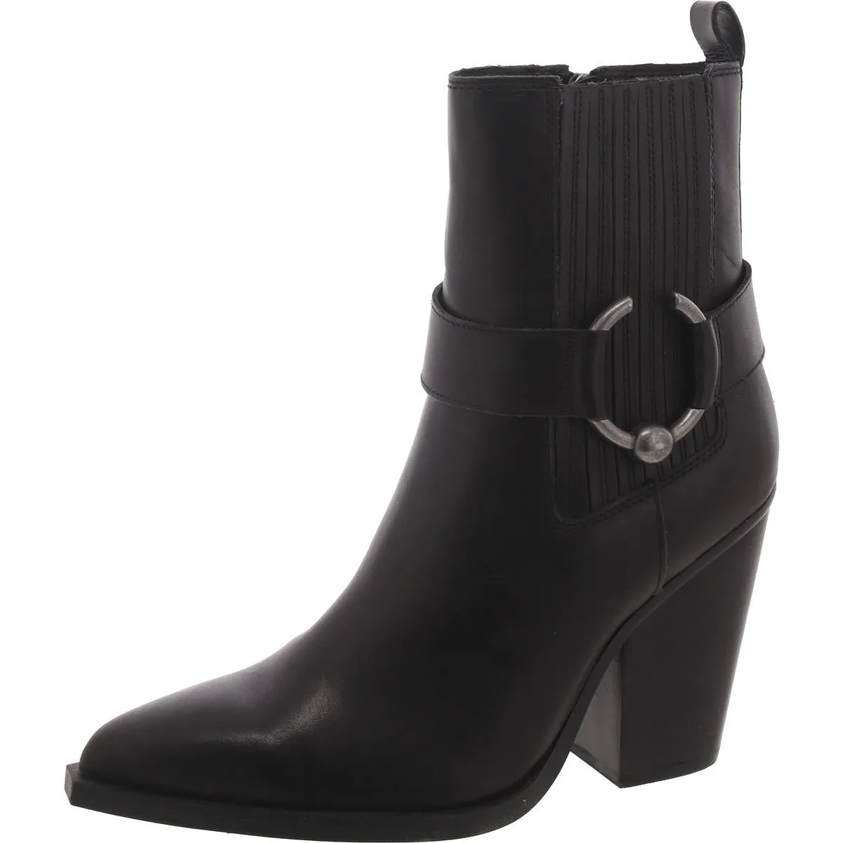 Lakelynn Womens Buckle Mid-Calf Boots Thermal Barrier Seamless Style