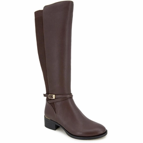 Steel Toe Thermal Core Urban Traveler LANICA Womens Zipper Leather Knee-High Boots