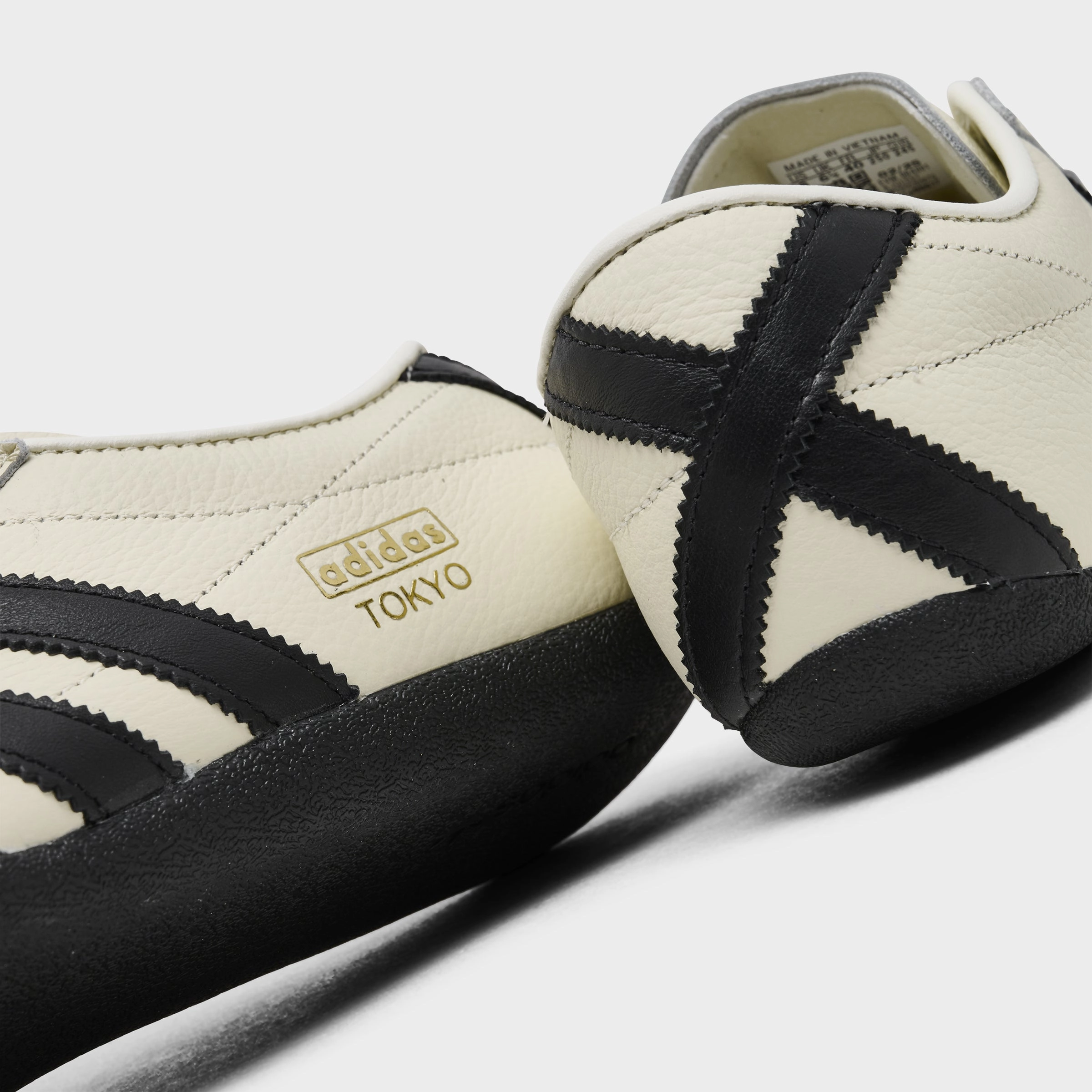 adidas Originals Women's Tokyo Off White / Core Black - Gold Refined Style Minimal Edge