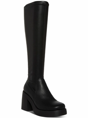 Smooth Form Lax Womens Faux Leather Tall Knee-High Boots