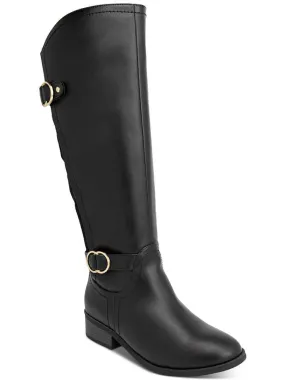 Leandraa Womens Faux Leather Riding Boots Knee-High Boots Quality craftsmanship Sleek Function