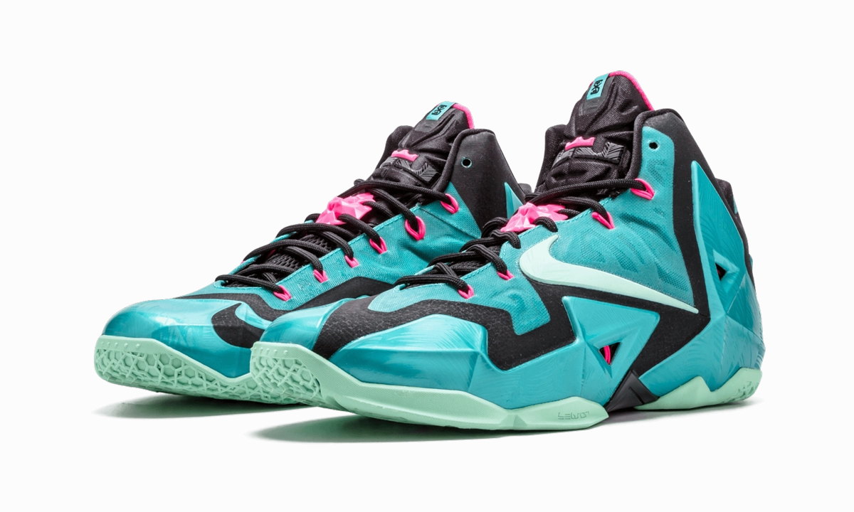 Sneakers Smooth Soles Fashionable Lebron 11 "South Beach"