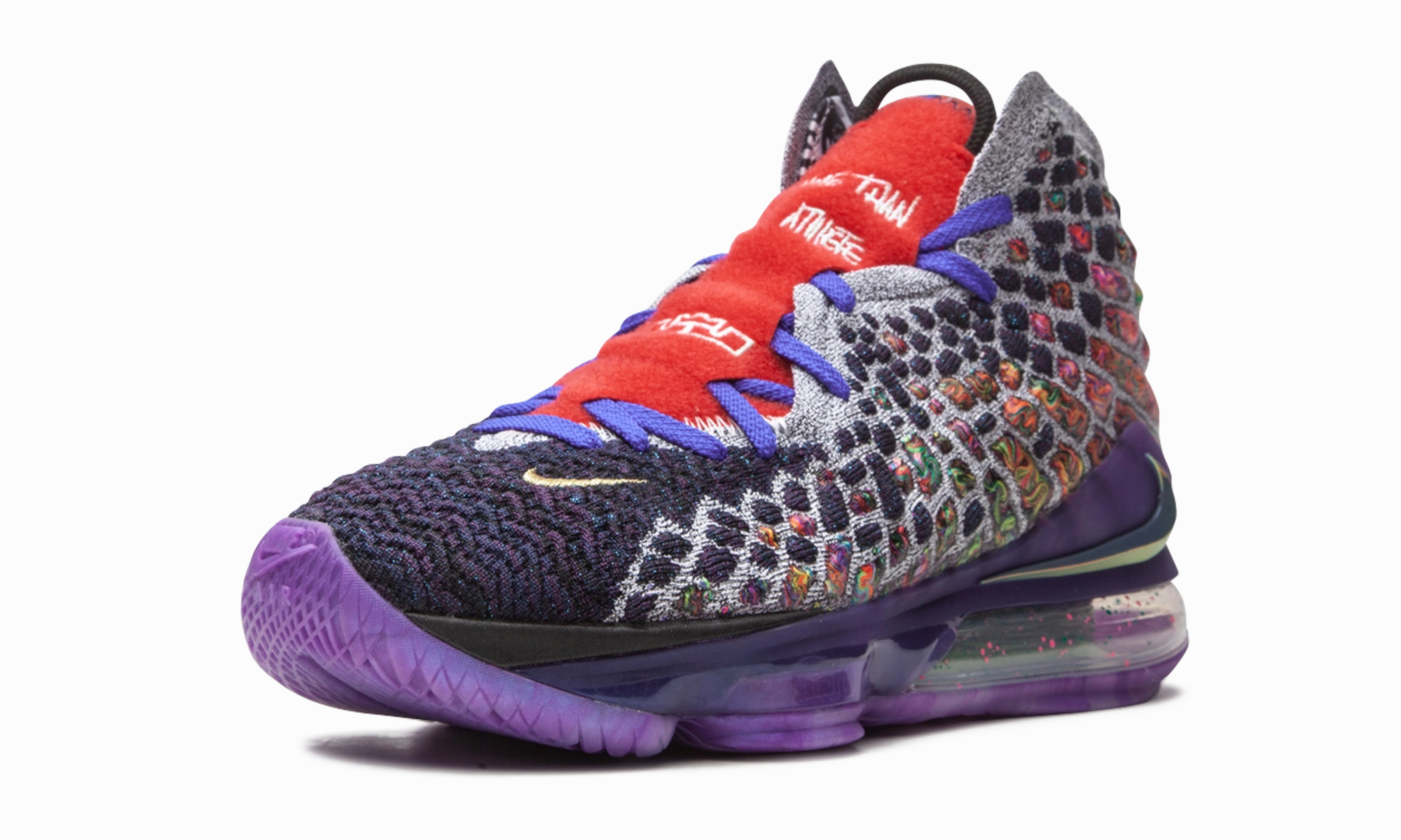 Balanced Drop Cushioning Hyperelastic Foam LeBron 17 "What The"