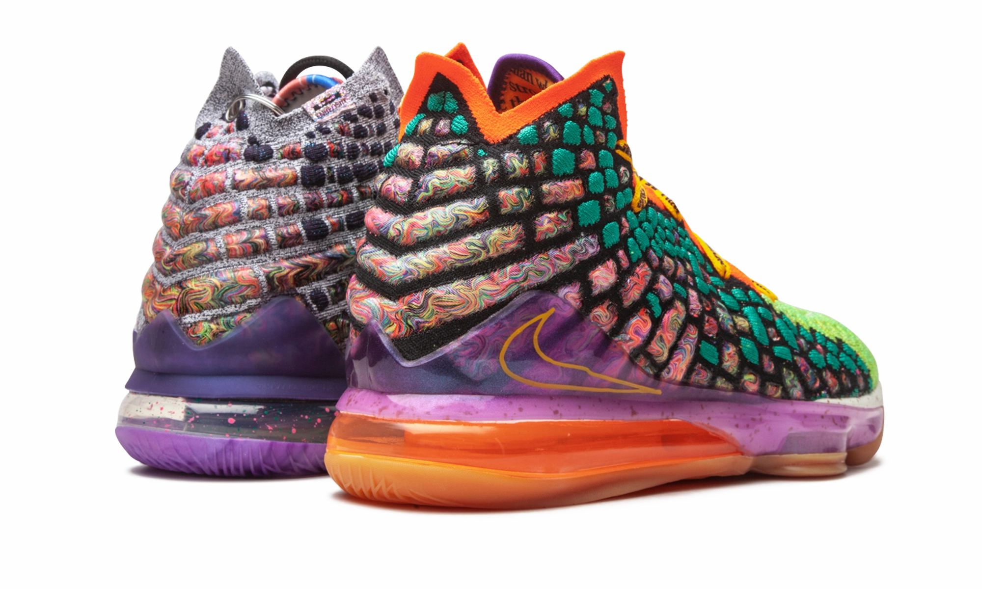 LeBron 17 "What The" Multi Angle Grip Sneakers Comfort Fit