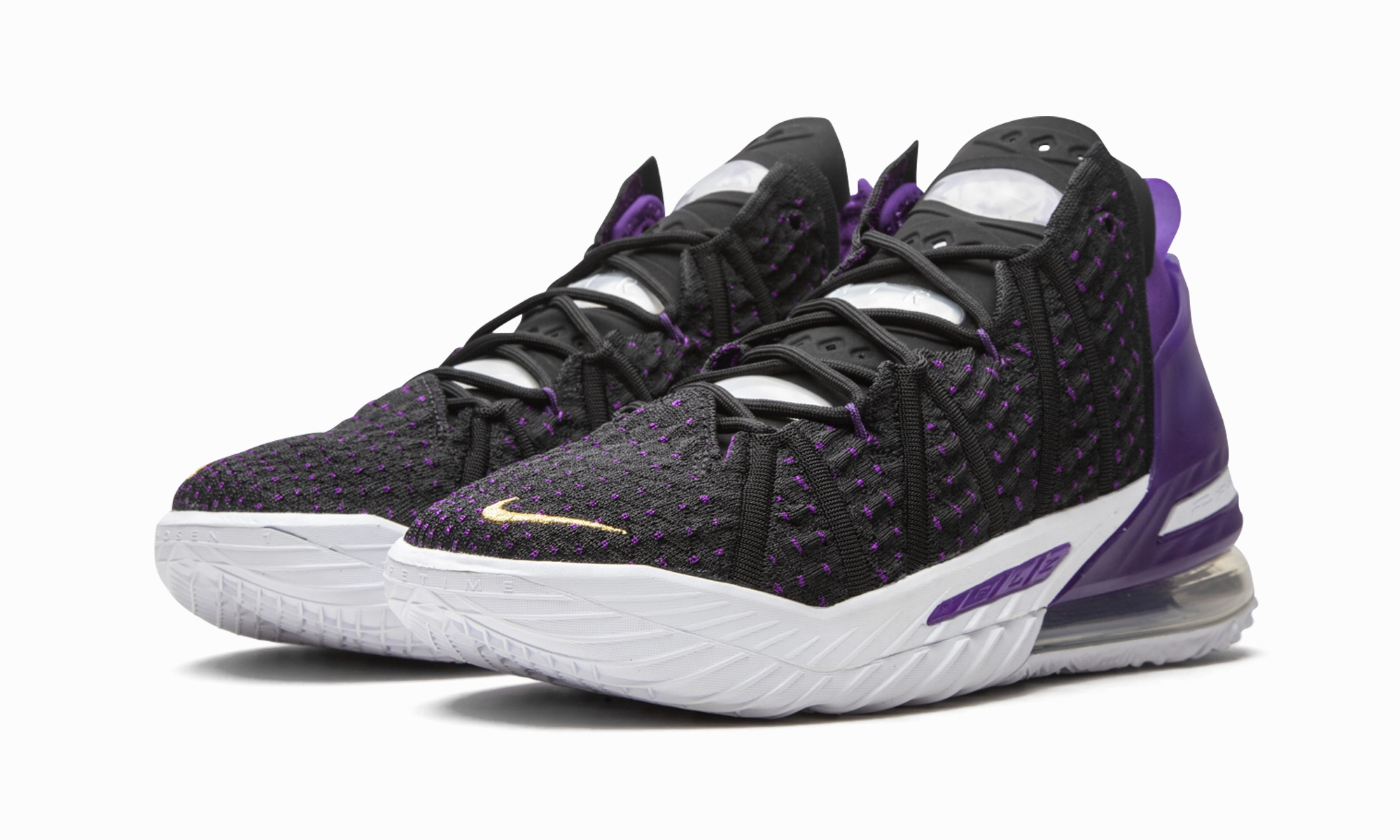 Enhanced Foreflex Grooves Comfortable Straps Lebron 18 "Lakers"