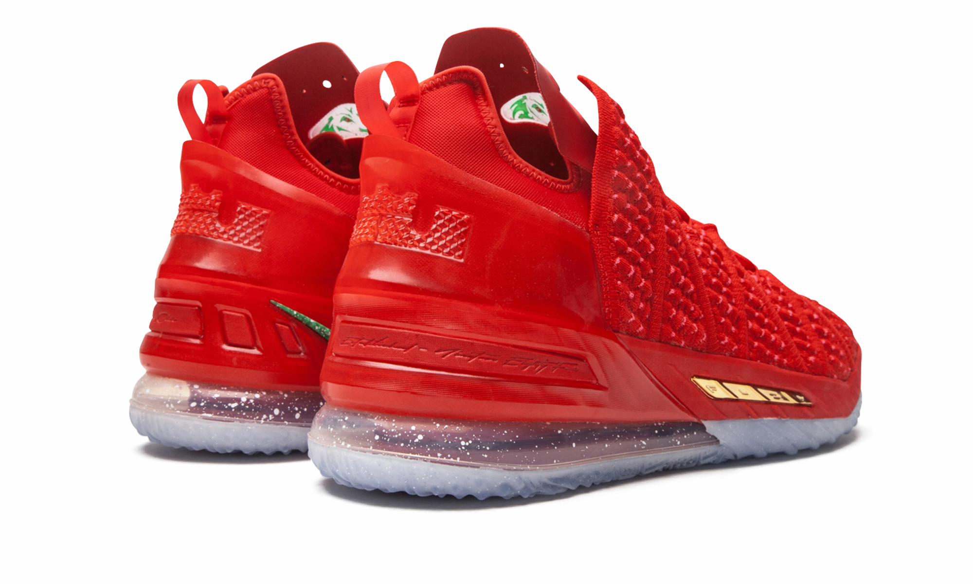LEBRON 18 "XMAS IN LA" Breathable Sneakers Padded Collar