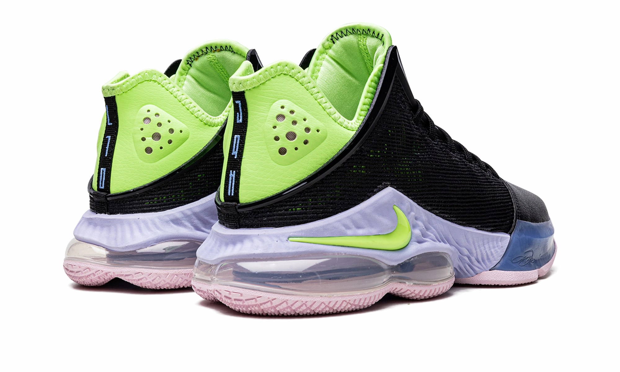 Easy To Lace LeBron 19 Low "Black / Ghost Green"