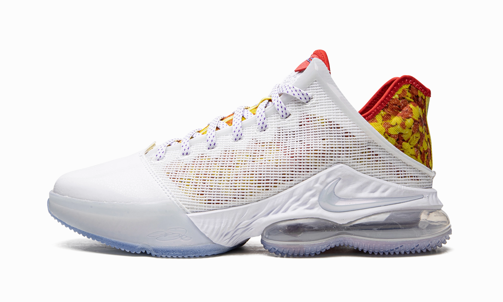 Slip-Resistant Sole Good ventilation LeBron 19 Low "Magic Fruity Pebbles"