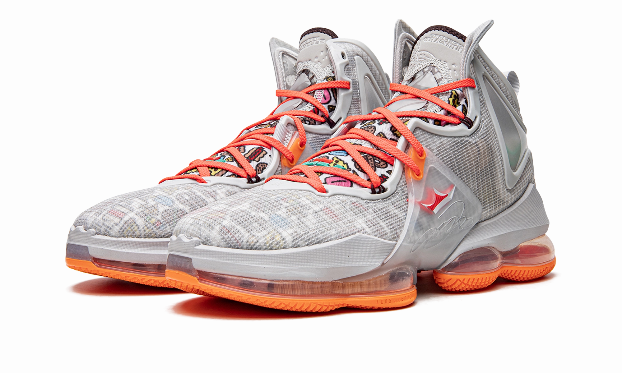 Roll Over Protection Sneakers EVA Midsole LeBron 19 "Fast Food"