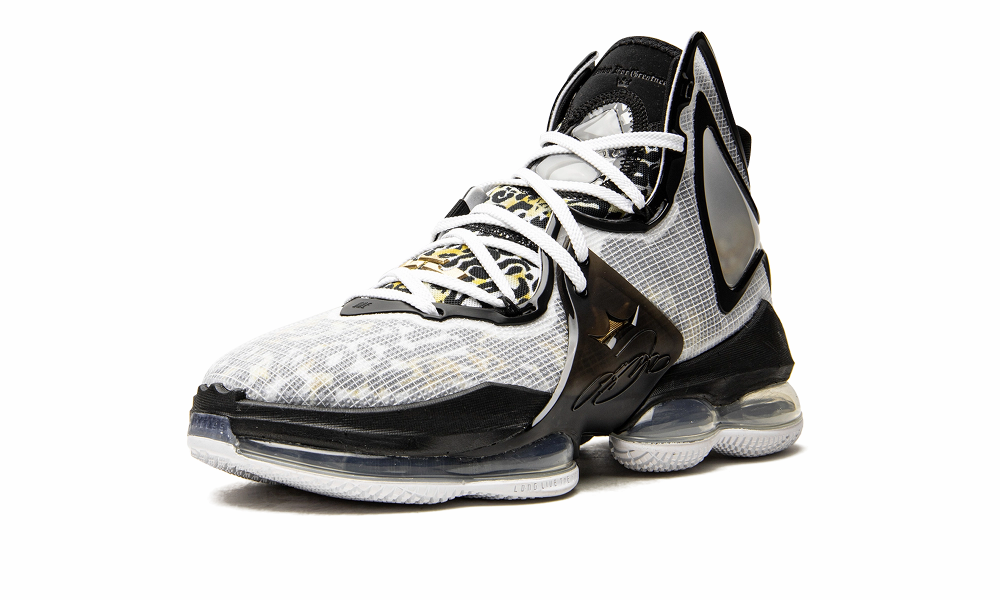 LeBron 19 "Royalty" Strong Support Lightweight foam midsole