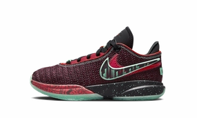 LeBron 20 GS "Night Maroon" Heel Support Flexible Forefoot Flexure