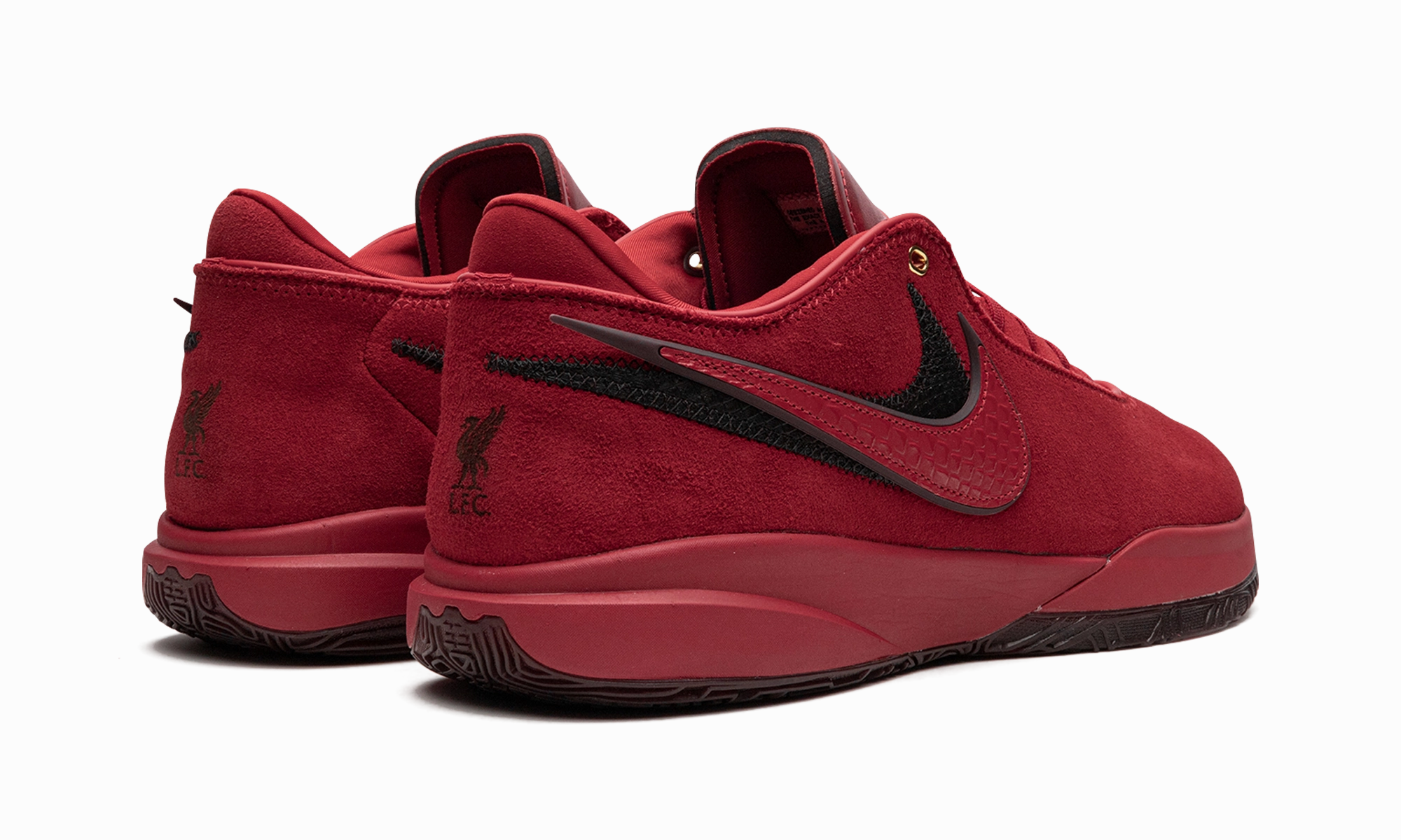 LeBron 20 "Liverpool" Style Design Modular Traction Grid