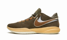 Tear Resistant Upper Material LeBron 20 "Olive Suede"