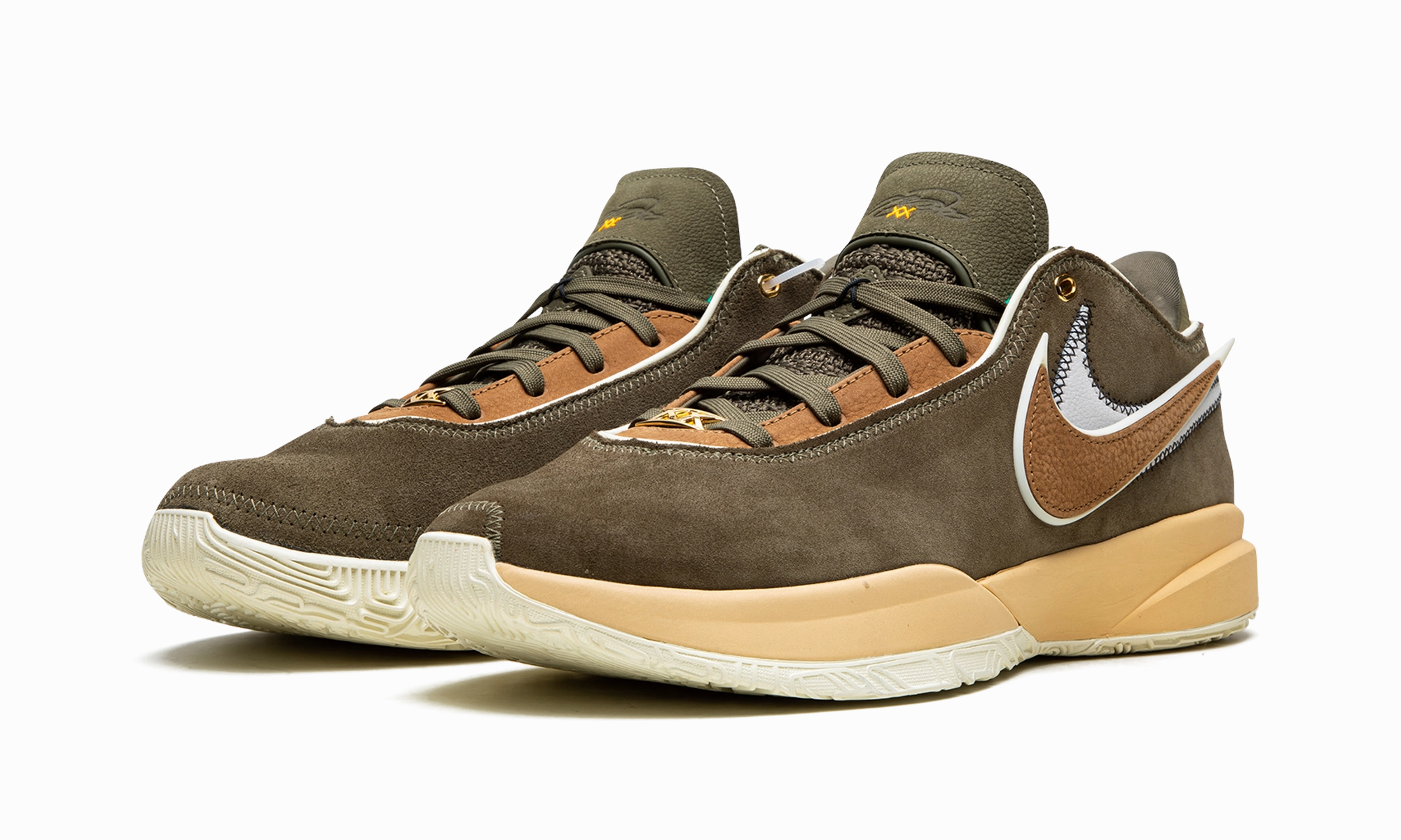 LeBron 20 "Olive Suede" Anti Slip Inner Padding