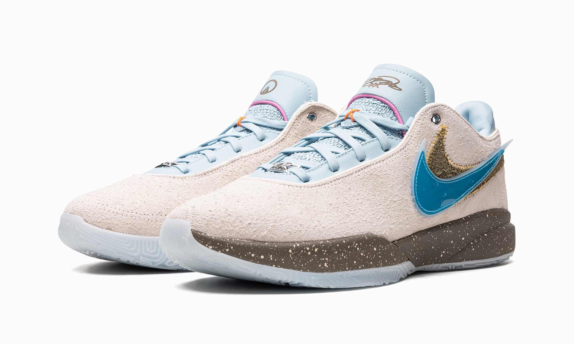 LeBron 20 "Unknwn - Message in a Bottle" Zero Drop Platform Design 3D printed midsole