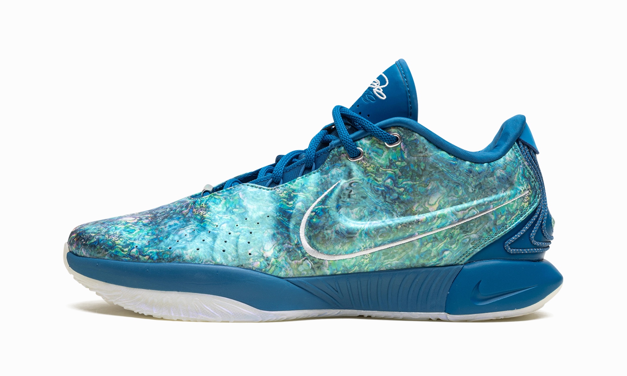 Perimeter Cushioning Kinetic Stability Web LeBron 21 "Abalone"