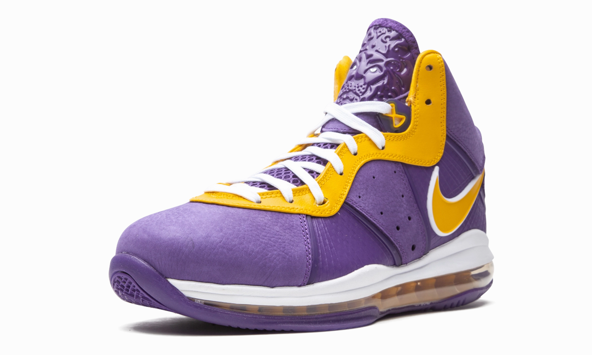 Lebron 8 "Lakers" Rollbar Support Stable Landing Geometry