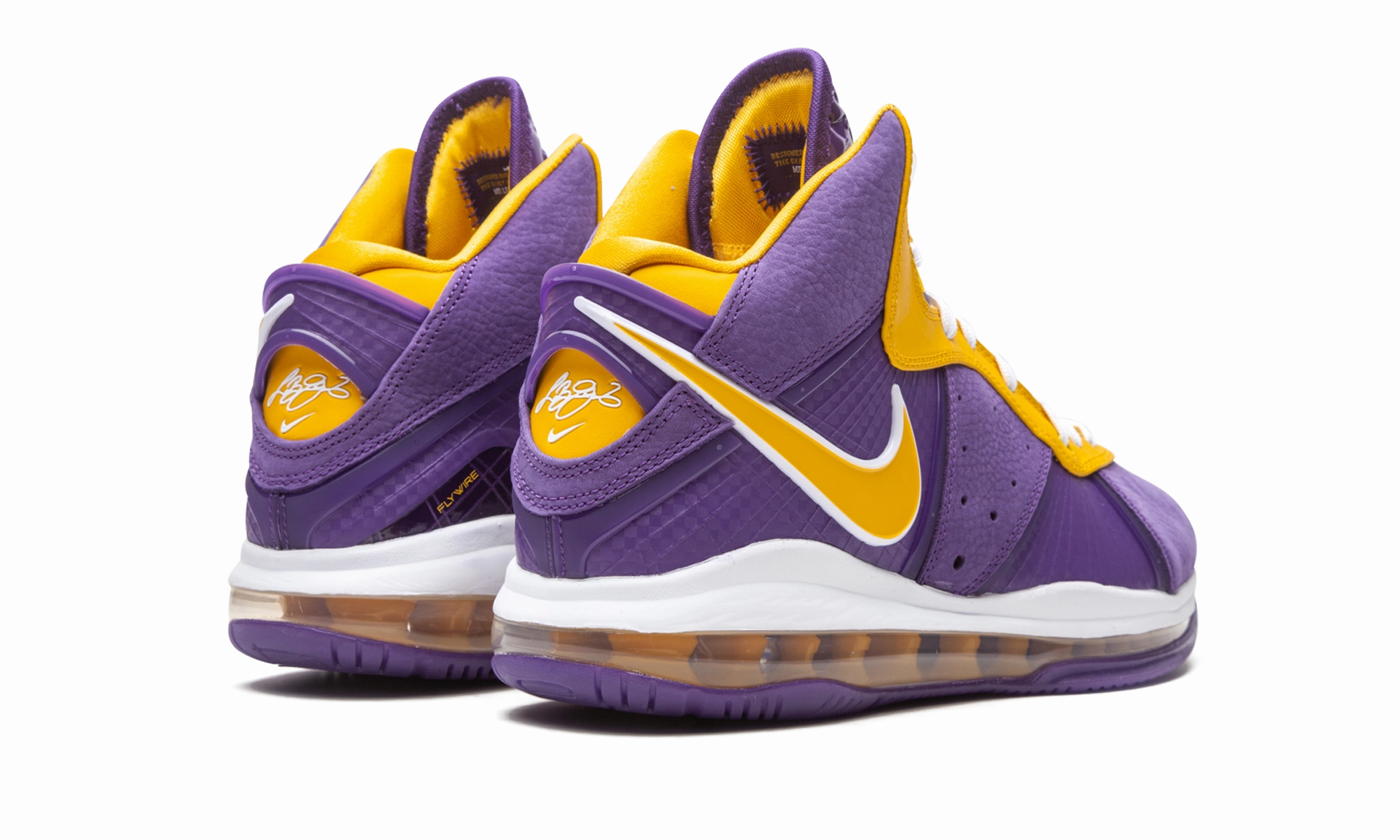 Lebron 8 "Lakers" High Traction Urban Court Wear