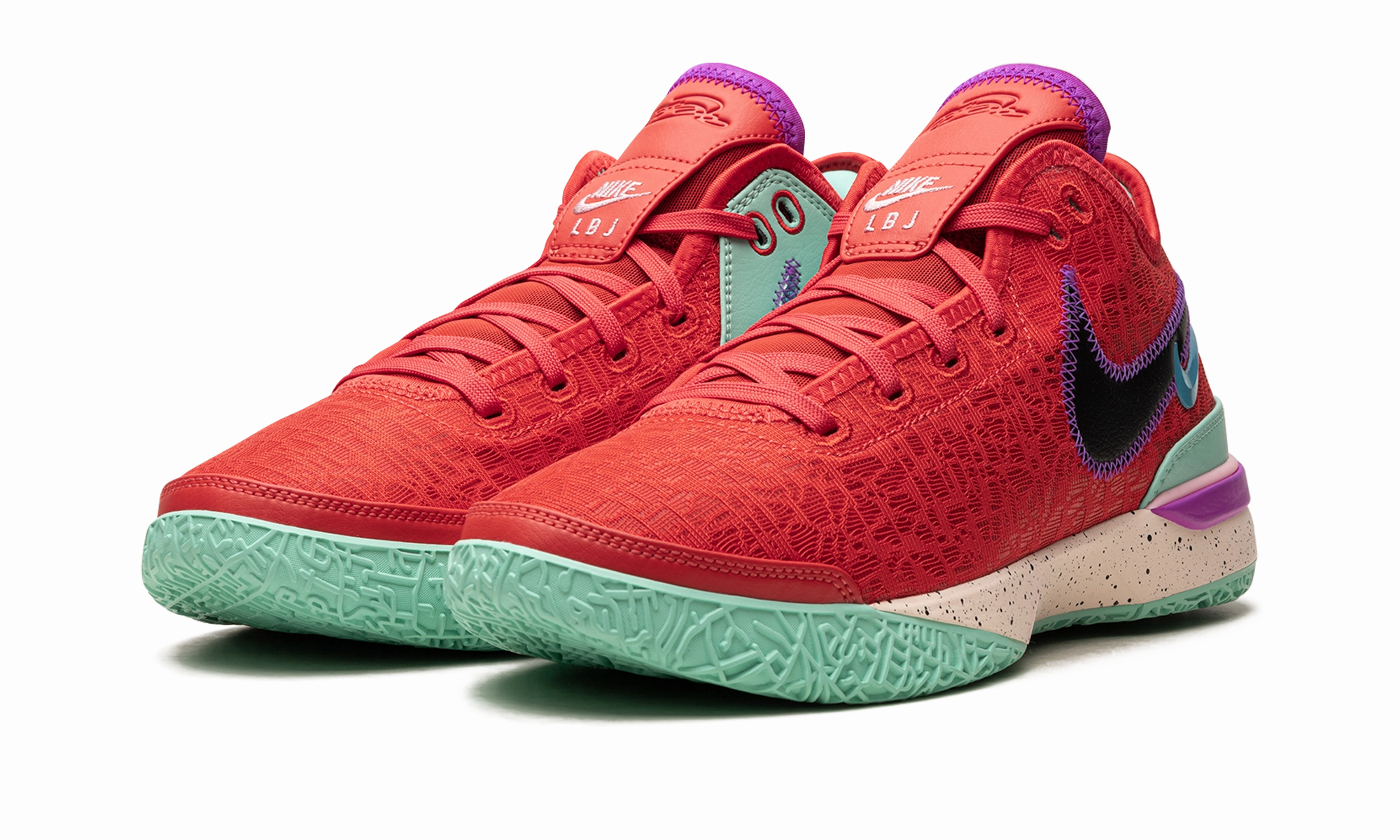 Lebron NXXT Gen "Trek Red" PaddedTongue Compression Zoned Cushioning