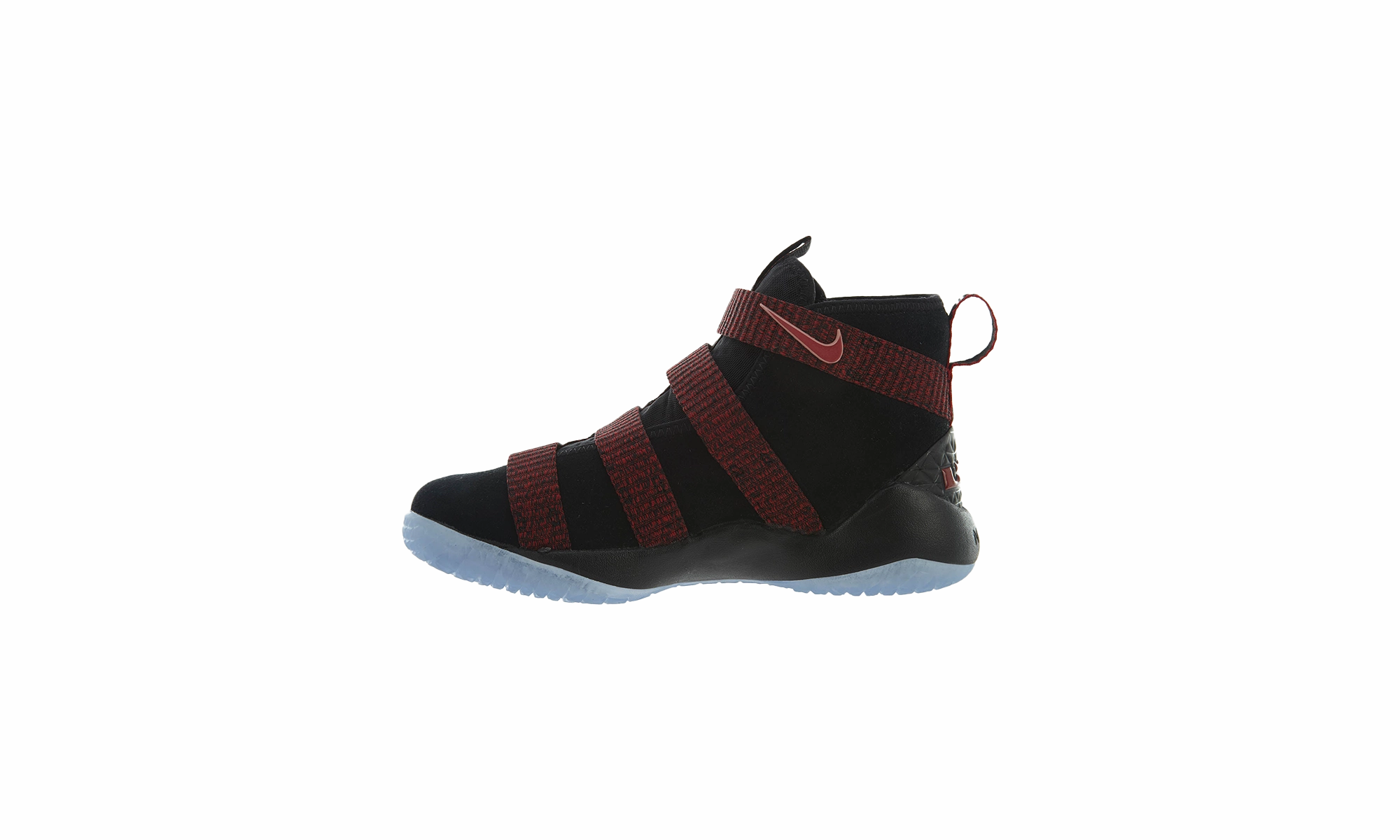 Lebron Soldier Xi Little Kids Style "Black/Black-Team Red" Functional Design Endurance Support