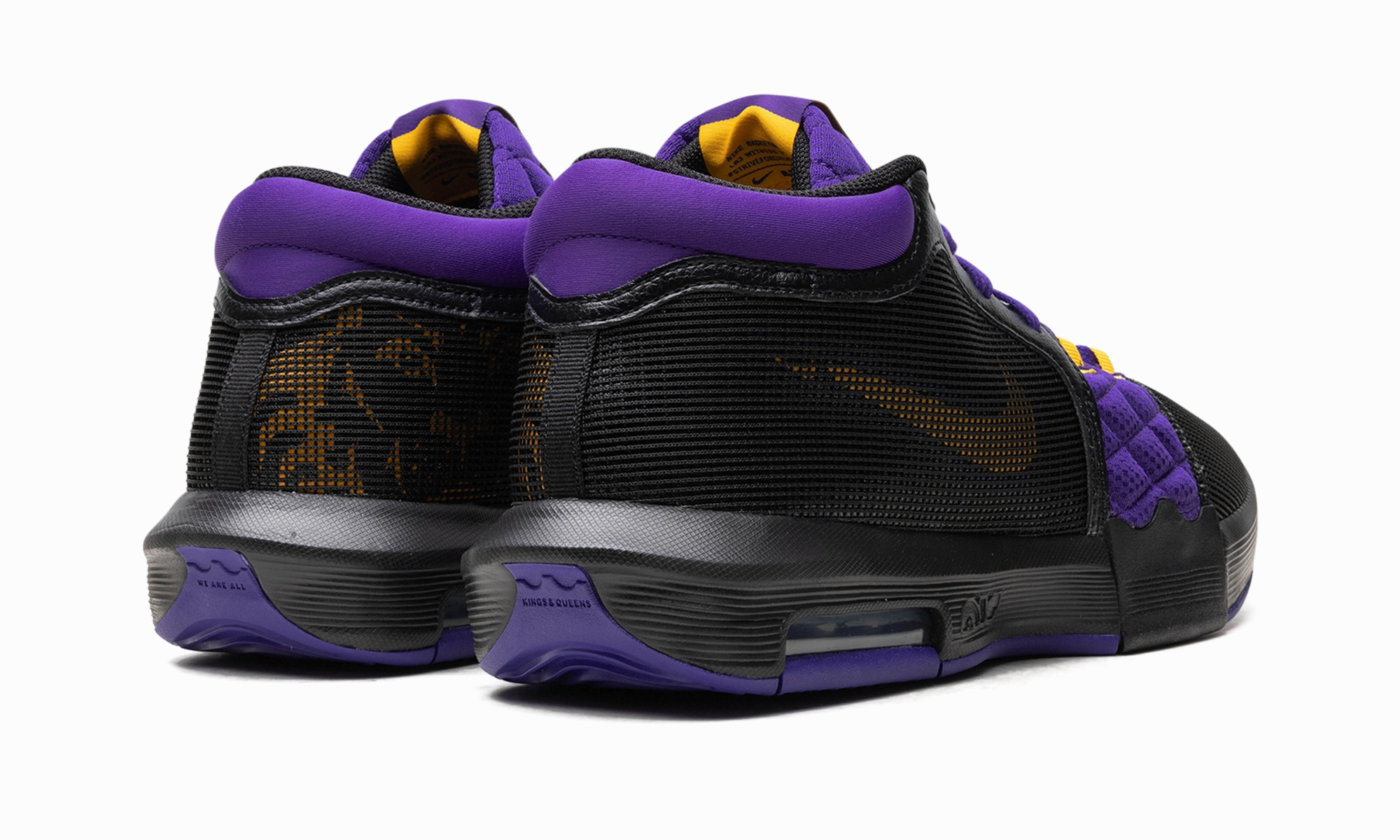 Quick Lateral Motion Heat Sealed Reinforcement LeBron Witness 8 "Lakers"