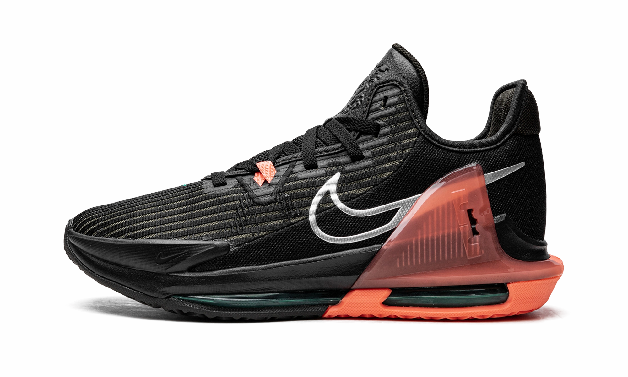 LeBron Witness VI "Black / Crimson Pulse" Reinforced Seams