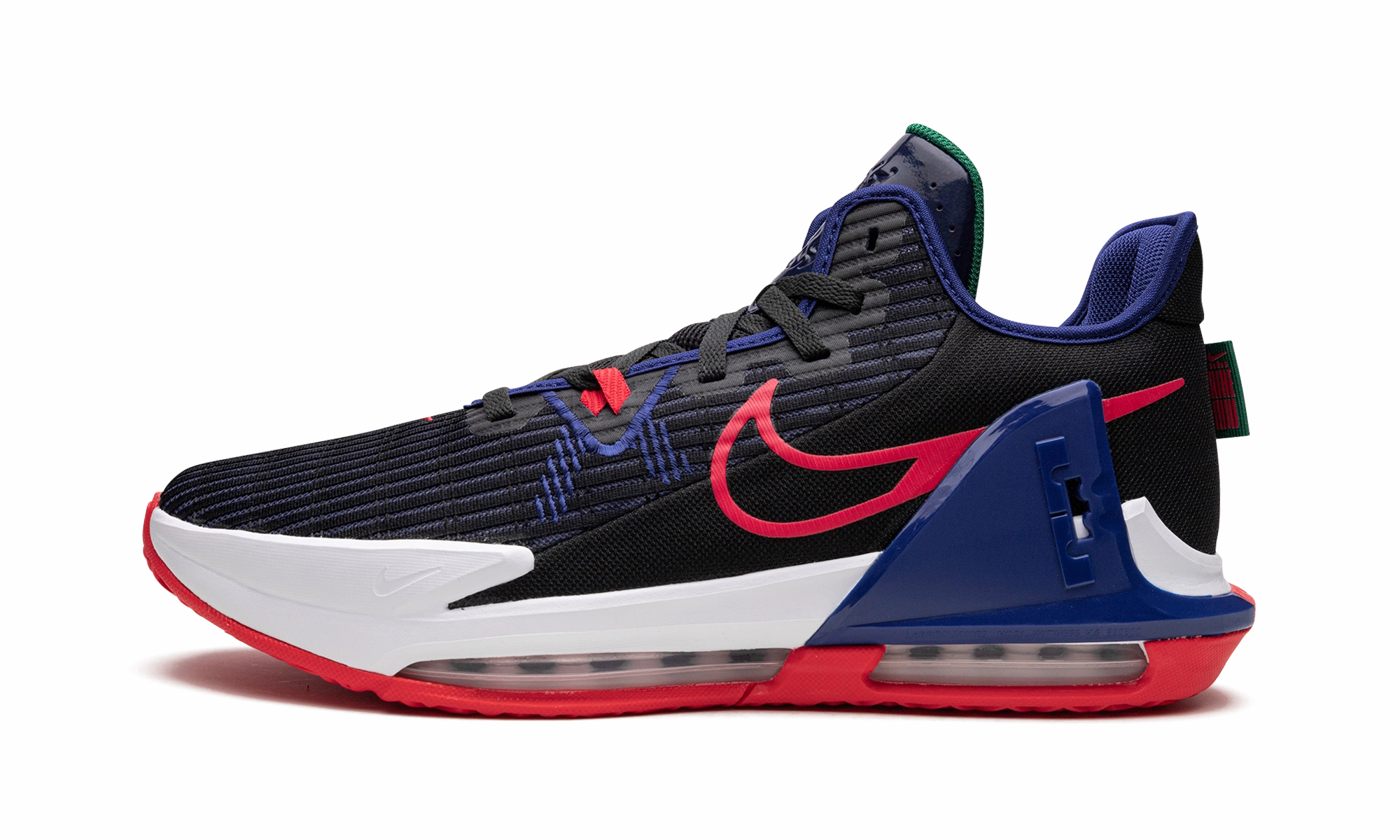 Comfortable Heel High Top Support LeBron Witness VI "Blackened Blue"
