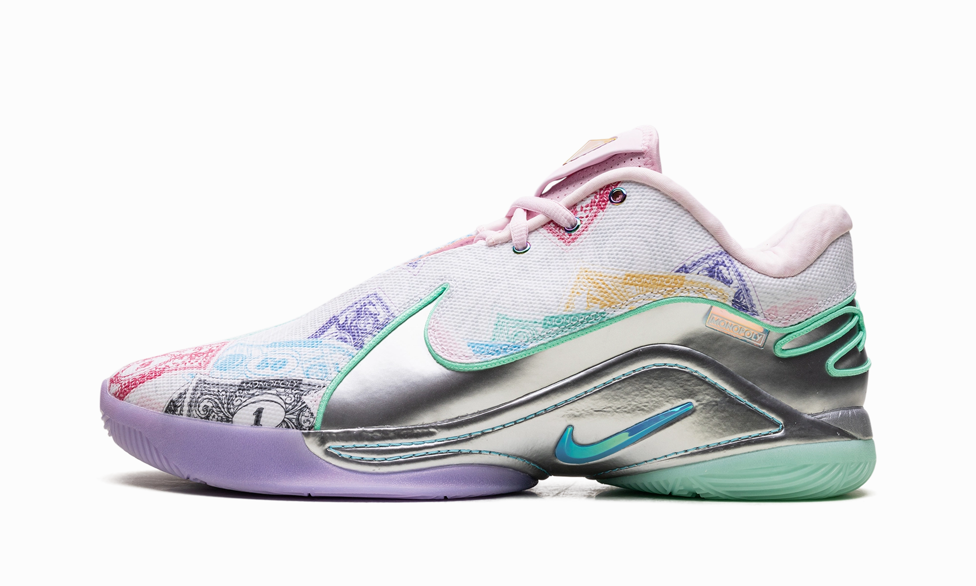 Lebron XXII QS "Monopoly Currency" Hollow Tube Cushion Airflow channels
